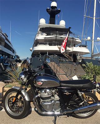Port Canto motorcycle hire in Cannes