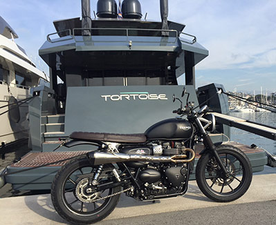 Livraison moto capitaineries Antibes Cannes