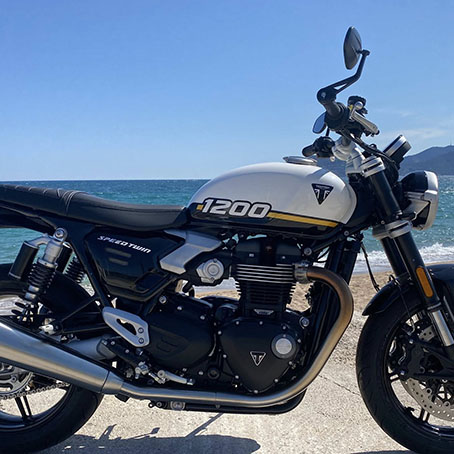 Location Triumph Speed Twin 1200