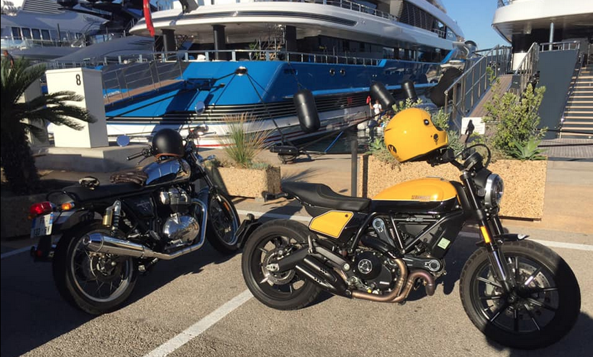 Moto de location à Cannes