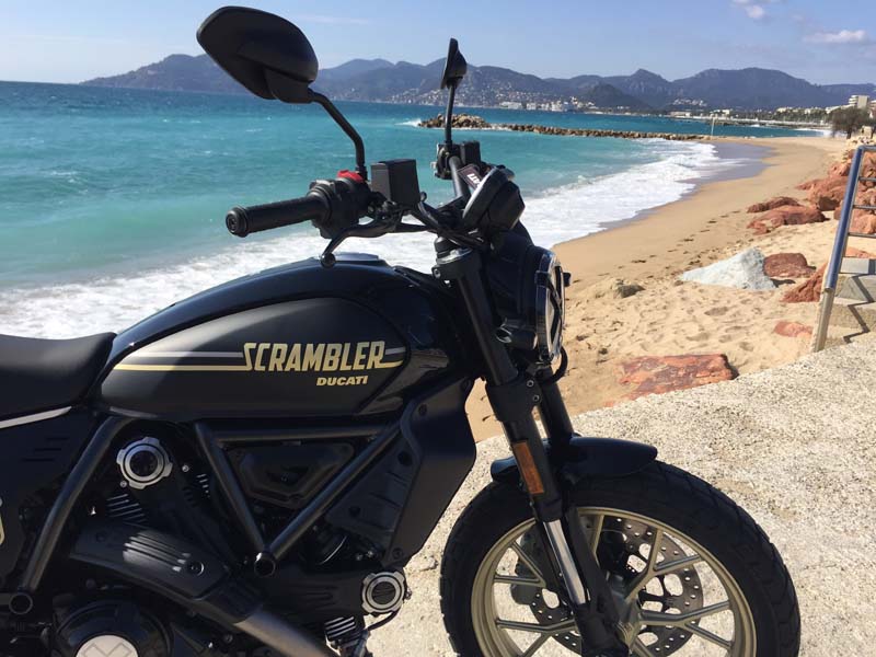 Ducati scrambler rental Cannes